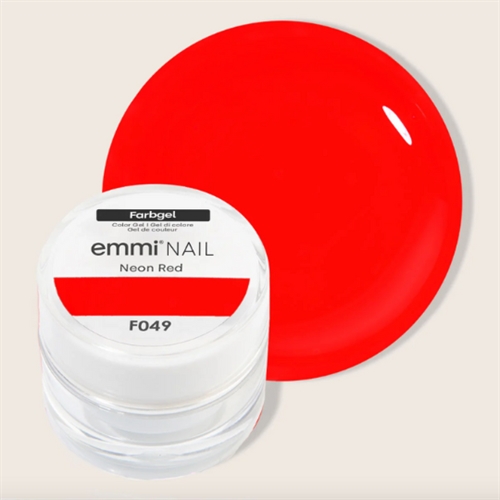 Color Gel  Neon Red - F049 *Vegan